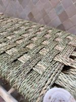 Handgemaakte Houten Bank met Geïntegreerde Schoenenopslag - Afbeelding 3