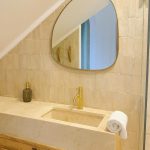 Handgemaakte Marokkaanse Messing Wandspiegel – Organische Onregelmatige Vorm