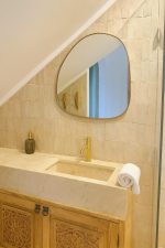 Handgemaakte Marokkaanse Messing Wandspiegel – Organische Onregelmatige Vorm