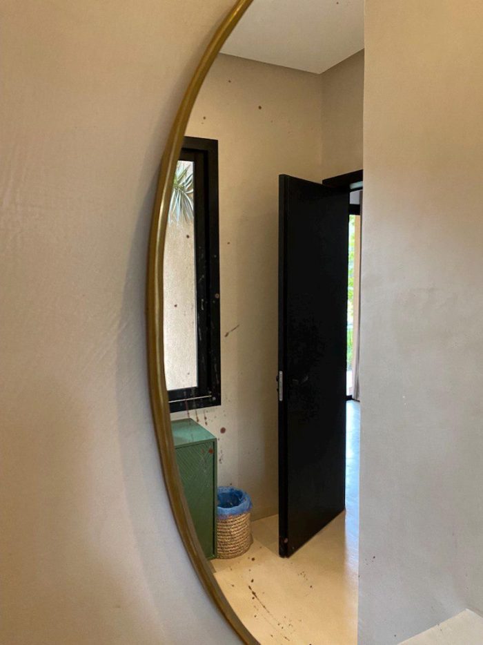 Handgemaakte Marokkaanse Messing Hart Spiegel – Wanddecoratie - Afbeelding 4