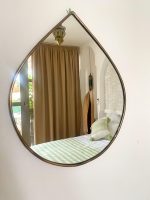 Handgemaakte Marokkaanse Messing Wandspiegel – Authentieke Artisan Decor - Afbeelding 2