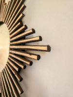 Marokkaanse Houten Spiegel – Ronde Handgeweven Lijst - Afbeelding 5