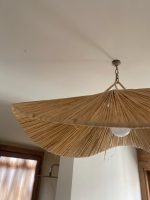 Handgemaakte Raffia Hanglamp – Marokkaanse Parasol Lampenkap - Afbeelding 3