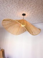 Handgemaakte Raffia Hanglamp – Marokkaanse Parasol Lampenkap - Afbeelding 7