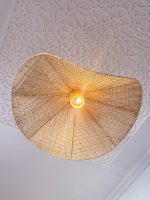 Handgemaakte Raffia Hanglamp – Marokkaanse Parasol Lampenkap - Afbeelding 4