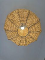Handgeweven Raffia Hanglamp Rond – Natuurlijke Plafondlamp - Afbeelding 7