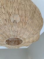 Handgeweven Raffia Hanglamp Rond – Natuurlijke Plafondlamp - Afbeelding 5