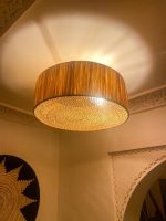 Handgemaakte Raffia Hanglamp – Marokkaanse Hanglamp