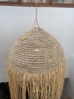 Marokkaanse Strobol Hanglamp met Raffia Franje - Afbeelding 4