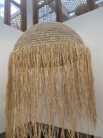 Marokkaanse Strobol Hanglamp met Raffia Franje - Afbeelding 6