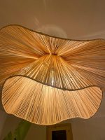 Handgemaakte Raffia Plafondlamp – Golvende Hanglamp - Afbeelding 5