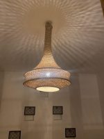 Handgeweven Koord Hanglamp – Sculpturale Hangverlichting