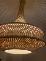 Handgeweven Koord Hanglamp – Sculpturale Hangverlichting - Afbeelding 2
