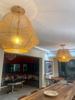 Marokkaanse Zeshoek Hanglamp – Grote Handgeweven Plafondlamp - Afbeelding 12