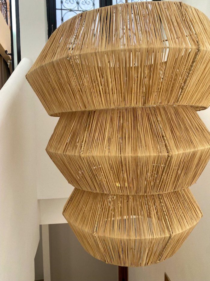 Extra Grote Zeshoekige Hanglamp – Handgeweven Marokkaans Design - Afbeelding 2