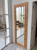 Handgemaakte Rechthoekige Houten Spiegel – Natuurlijke Houten Lijst - Afbeelding 3