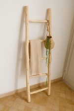 Decoratieve Houten Ladder voor Handdoeken - Afbeelding 2