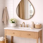 Handgemaakte Marokkaanse Messing Wandspiegel – Authentieke Artisan Decor