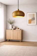 Handgemaakte Geoxideerde Koperen Koepel Hanglamp - Afbeelding 5