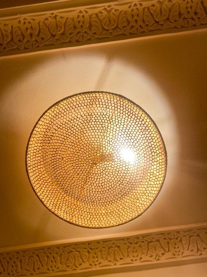 Handgemaakte Raffia Hanglamp – Marokkaanse Hanglamp - Afbeelding 5