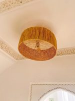 Handgemaakte Raffia Hanglamp – Marokkaanse Hanglamp - Afbeelding 6
