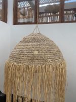 Marokkaanse Strobol Hanglamp met Raffia Franje - Afbeelding 7