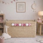 Gepersonaliseerde Palmblad Speelgoedkist – Opbergbox 80 cm - Afbeelding 3