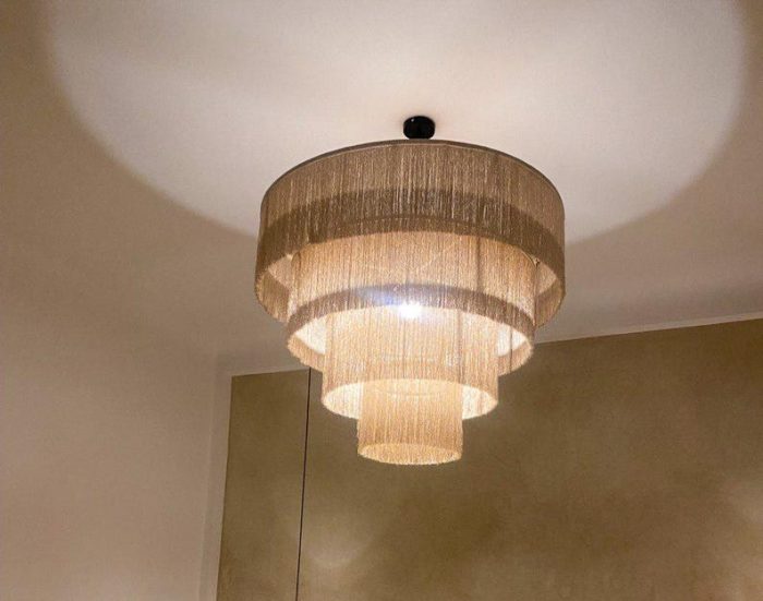 Marokkaanse Hdoum Franje Hanglamp – Meerdere Lagen Design - Afbeelding 5