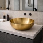 Handgemaakte Antieke Koperen Waskom – Geoxideerd Zwart & Gepatineerd Koper