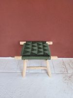 Kleine Handgemaakte Houten Bank – Marokkaanse Accentbank – Productfoto 6