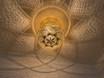 Solid brass living room pendant light handmade decorative ceiling lamp