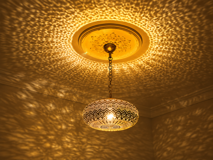 Brass chandelier handmade Moroccan pendant ceiling light
