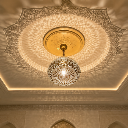 Brass chandelier handmade Moroccan pendant ceiling light