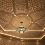 Moroccan brass pendant light handmade brass hanging lamp